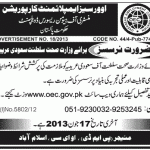 Overseas Employment Corporation Jobs for Nurses Govt. of Pakistan