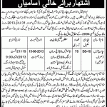 Mayo Hospital Lahore Jobs Required for Charge Nurse