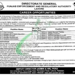 Punjab Enforcement & Regulatory Authority PERA Jobs 2025 – Apply Online PERA Jobs Ad