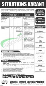 Jobs in Public Sector Organization 2014 for Assistant Director, Research Officer