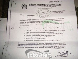 NTS GAT Not Mandatory For MPhil & PhD, LHC Orders