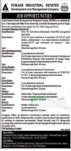 Punjab Industrial Estates Lahore