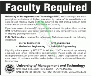 University of Management and Technology