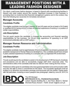 BDO Ebrahim & Co Chartered Accountants