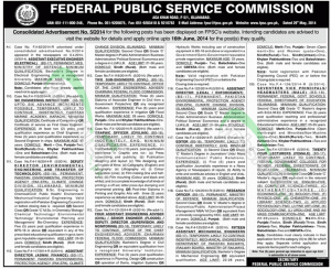 Federal Public Service Commission (FPSC) Islamabad