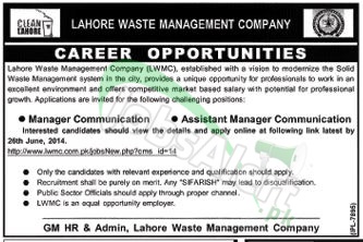 Lahore Waste Management Company (LWMC)