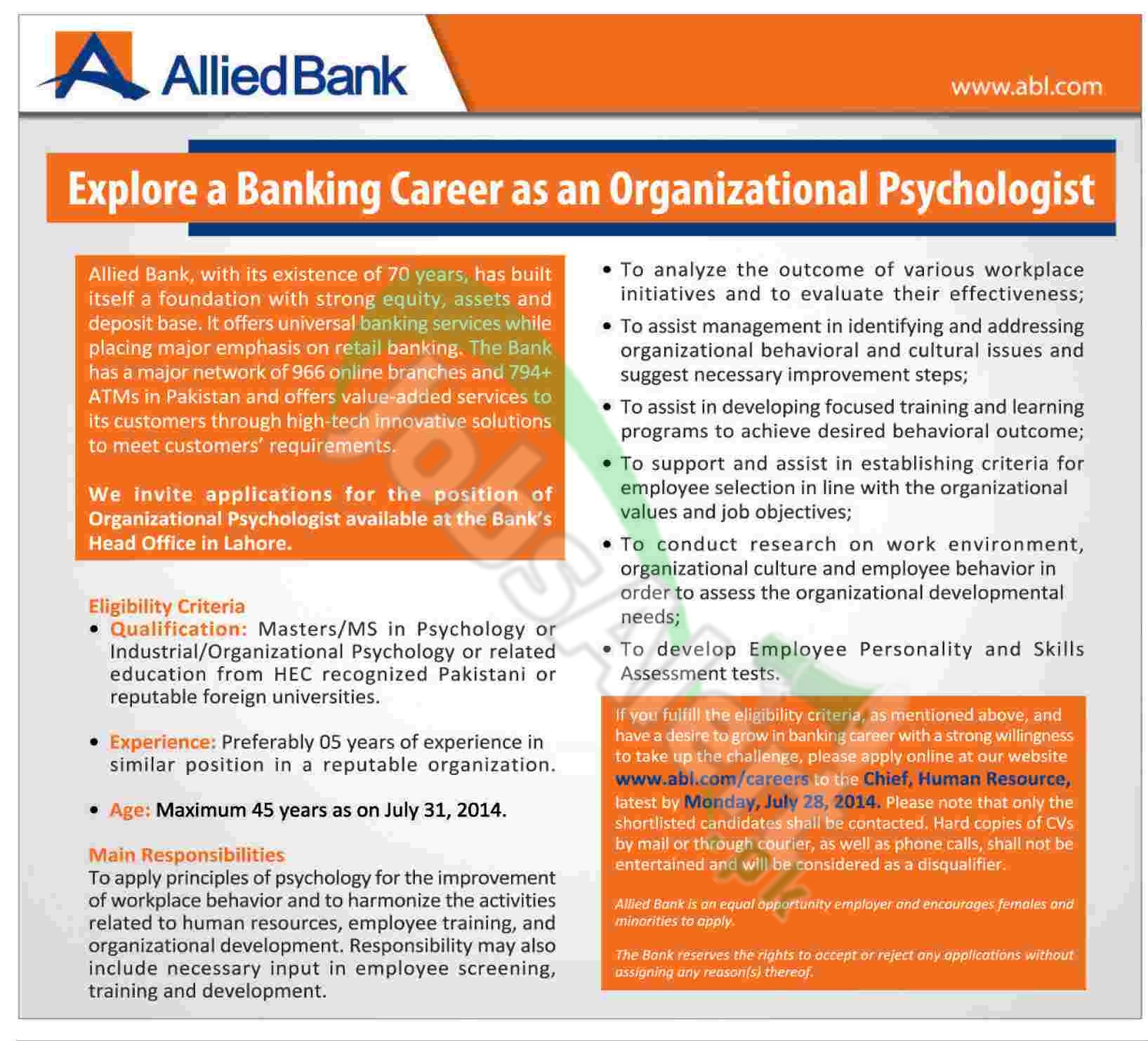 Allied Bank Limited Lahore