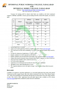 Divisional Public School & College Faisalabad