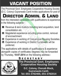 The Provincial Govt. Employees Cooperative Housing Society