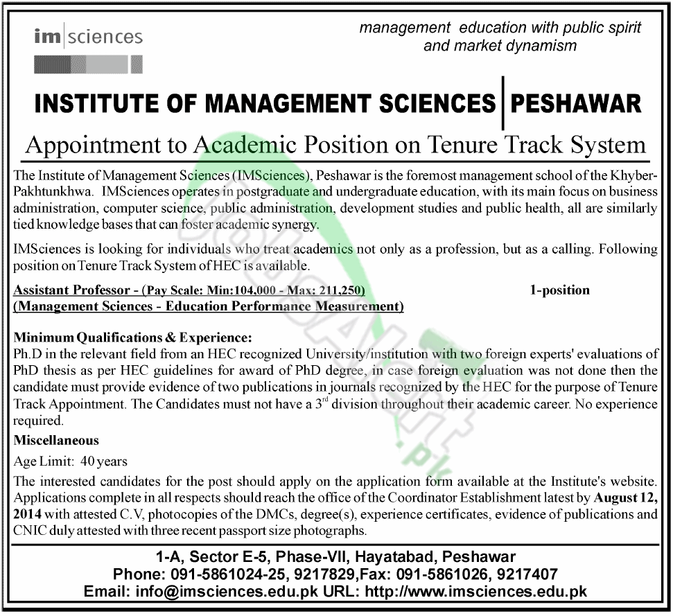 Institute of Management Sciences Peshawar