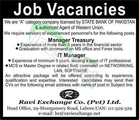 Ravi Exchange Company Pvt Ltd Lahore