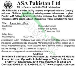 ASA Pakistan Ltd.