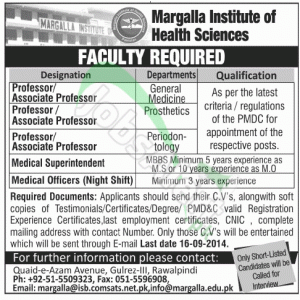 Margalla Institute of Health Sciences Rawalpindi