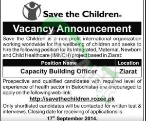 Save the Children Balochistan
