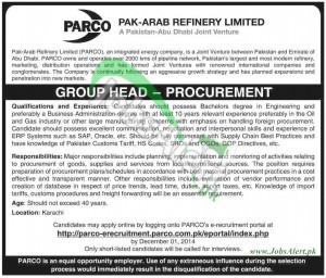 Pak Arab Refinery Ltd (PARCO)