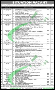 Sindh Government Organization Jobs Opportunities 2014