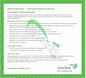 Navitas (Canada) Pakistan Lahore