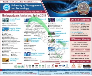 UMT Sialkot & Lahore