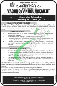 Cabinet Division Islamabad
