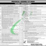 Provincial Assembly Sindh Jobs