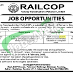 Railways Constructions Pakistan Limited 