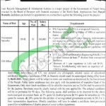 Board of Revenue Punjab Lahore Jobs