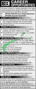 Bank of Khyber Jobs