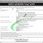 Irrigation Department KPK Jobs