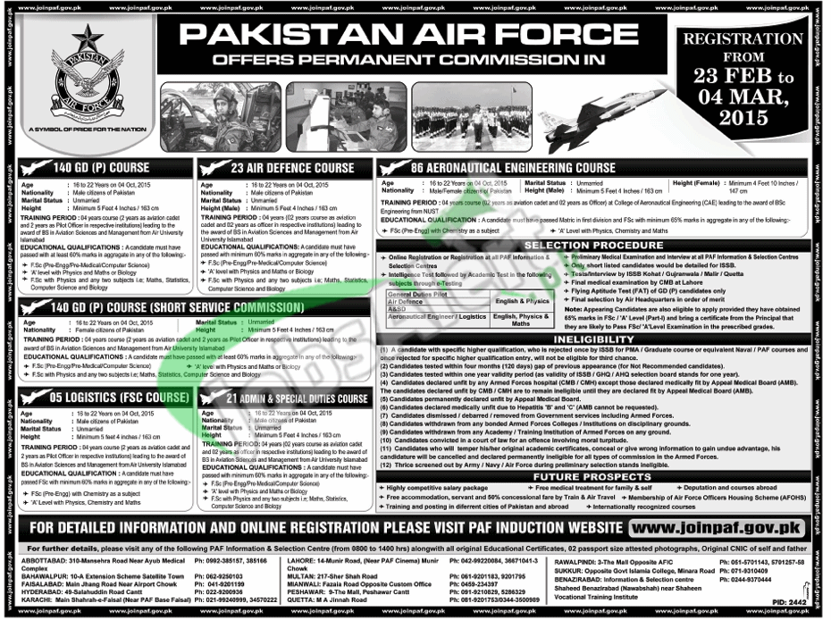 Join PAF 2015