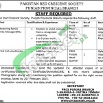 Pakistan Red Crescent Society Jobs