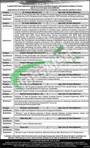 Public Sector Organization Lahore Jobs