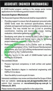 USAID Pakistan Jobs