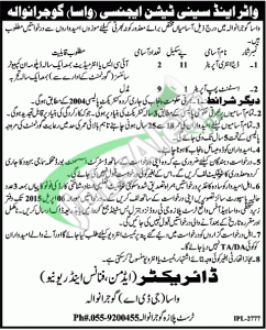 WASA Water and Sanitation Agency Jobs