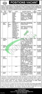 Housing Urban Development & Public Health Engineering Department Punjab Jobs