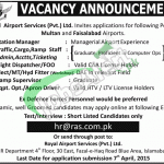 Royal Airport Services Pakistan Jobs