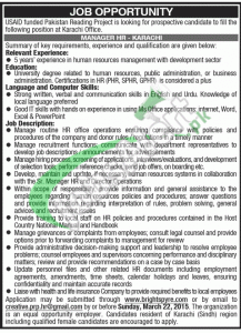 USAID Jobs Karachi