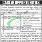 Ravi Chemical Complex Lahore Jobs