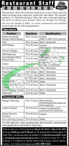 Mozzarella 27 Restaurant Jobs
