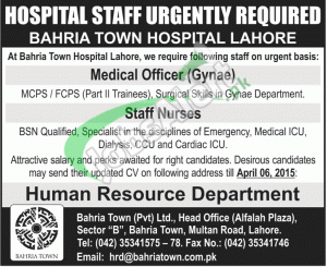 Bahria Town Jobs