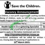 Save The Children Jobs