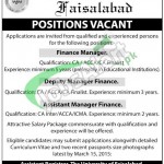 The University of Faisalabad Jobs