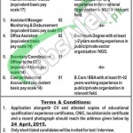 Balochistan Education Endowment Fund Jobs