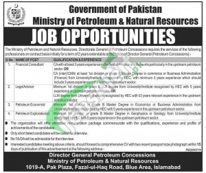 Jobs in Ministry of Petroleum & Natural Resources