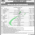 Information & Archives Department Sindh Karachi Jobs