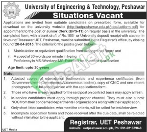 UET Jobs