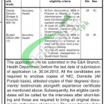 Health Department Punjab Jobs