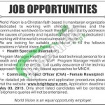 World Vision Pakistan Jobs