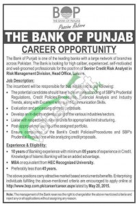 Jobs in Bank of Punjab