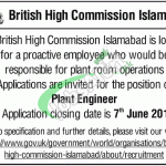 British High Commission Islamabad Jobs
