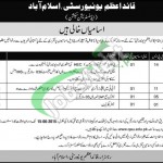 Jobs in Quaid e Azam University